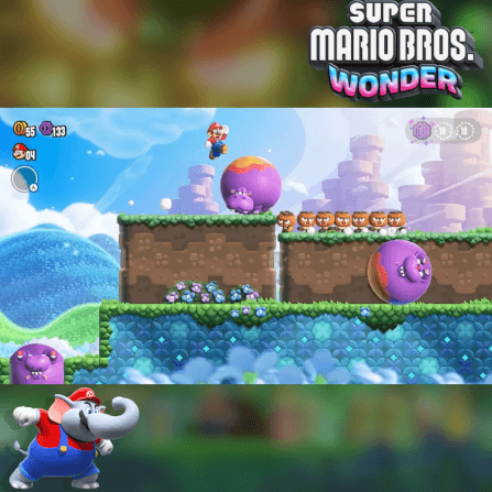 แผ่นเกม Nintendo Switch Game Super Mario Bros. Wonder Zone Asia / ภาษาอังกฤษ_2